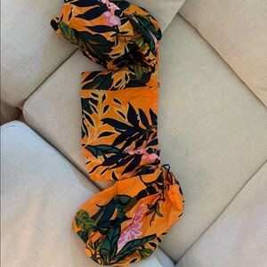 H&M Multicolor Smocked crop top